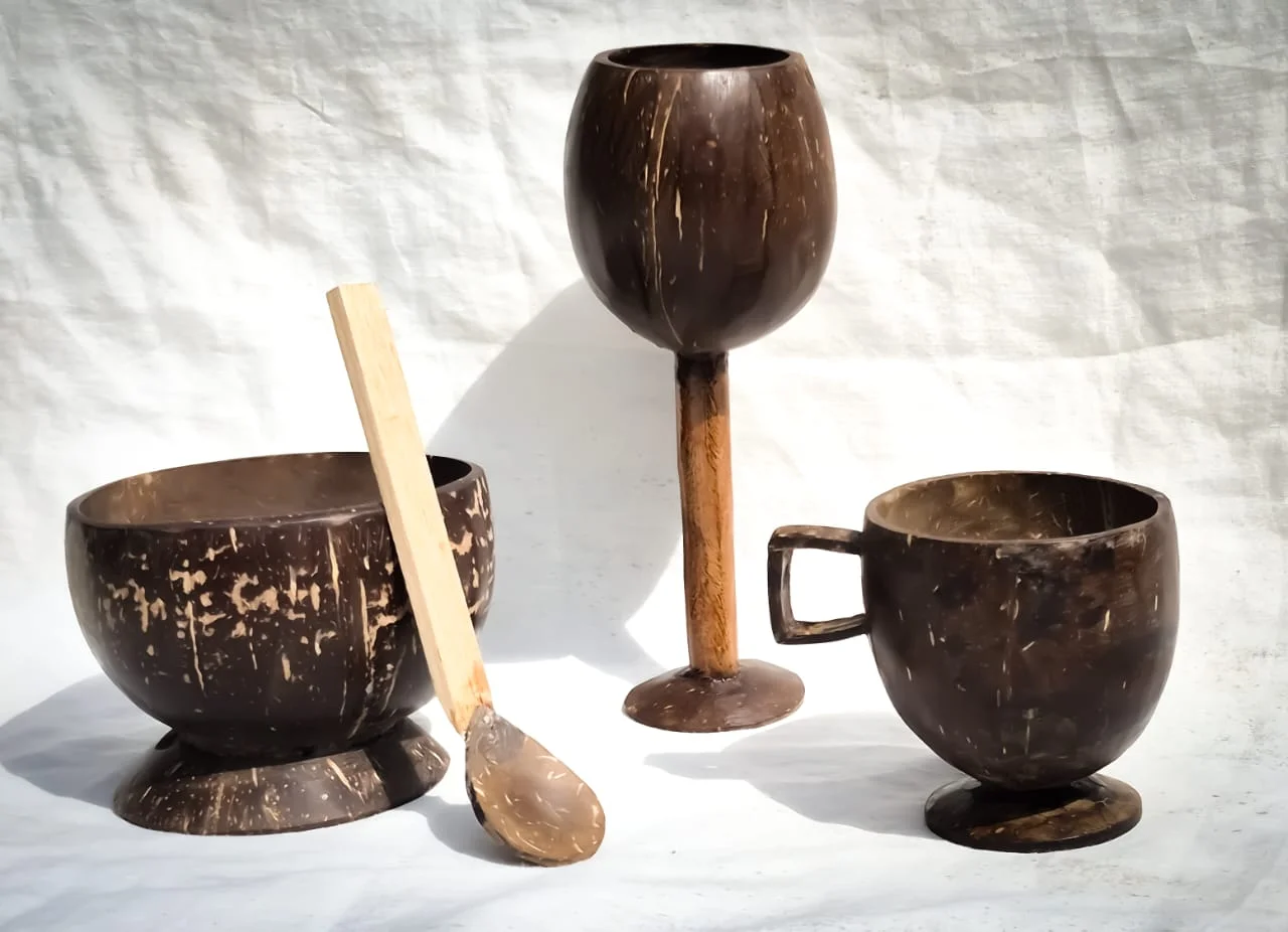 Coconut Shell Crockery Set – 1 of 1